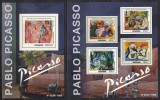 Centrafricana 2015 - Picturi de Pablo Picasso, Colita + Bloc, Cota 28 EURO, RARE (VEZI NUMEROTAREA), MNH