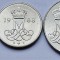 Set 3 monede 5, 10, 25 ore 1988 Danemarca, unc