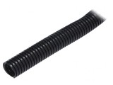 Tub de protecție negru 29mm poliamidă 50m