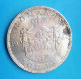 Moneda din argint 500 Lei 1944 cu Regele Mihai piesa superba - stare foarte buna