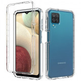 Husa 360 compatibila cu Samsung Galaxy A42 5G, V2 Transparent fata+spate, ALC MOBILE