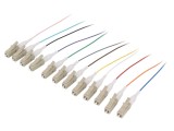 Set 12 Dispozitive Fibră Optică OM2 LC/UPC 2m LSZH