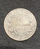 Moneda 10 centesimi 1866H Italia