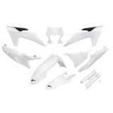 Kit carene KTM 2024 culoare alb UFO, UFO Plast