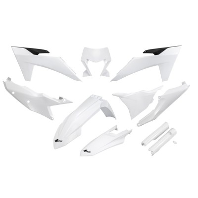 Kit carene KTM 2024 culoare alb UFO foto
