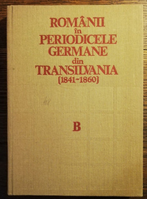 I. Pervain, A. Ciurdariu, A. Sasu - Romanii in periodicele germane din Transilv. foto