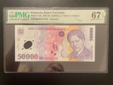 Romania 50.000 lei 2004 pick 113a grad 67 pmg