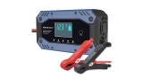 Incarcator inteligent Qoltec 12-24V 10A, LCD, 9 moduri, reparatie baterii Auto Moto AGM GEL LiFePO4 STD, protectii multiple