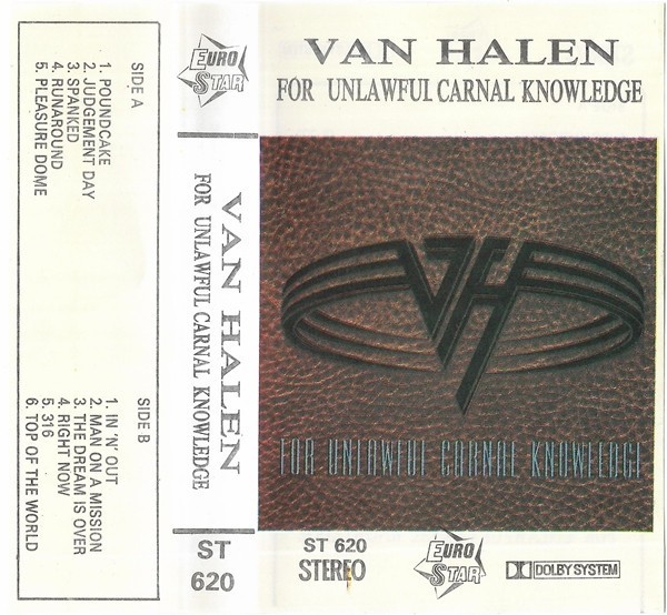 Casetă audio Van Halen &ndash; For Unlawful Carnal Knowledge