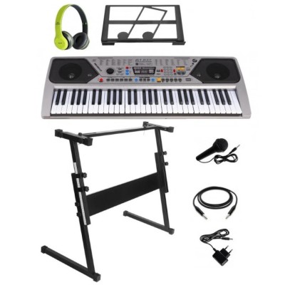 Orga electronica copii 61 clape +Stativ reglabil +Casti +Microf, USB foto