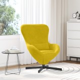 Scaun Tip Ou vidaXL Catifea Galben