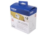 Etichetă Autoadezivă Albă 38mm x 30.48m Culoare Neagră