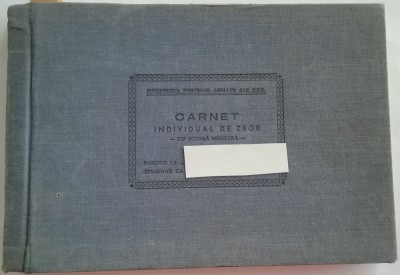 QW22 - Carnet de zbor - aviatie - pilot elev - perioada RSR - 1972 - 1974 foto