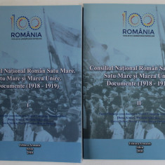 CONSILIUL NATIONAL ROMAN SATU MARE . SATU MARE SI MAREA UNIRE . DOCUMENTE ( 1918 -1919 ) , coordonator VIOREL CIUBOTA , VOLUMELE I- II , 2018