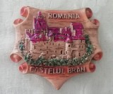 D1 - Magnet frigider - tematica turism - Castelul Bran - Romania 14