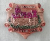 M3 C3 - Magnet frigider - tematica turism - Castelul Bran - Romania 14