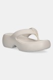 Melissa papuci FREE FUZZY PLATFORM femei, culoarea bej, cu platforma, M 35875