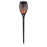 Lampa Solara FOXMAG24, in Forma de Torta, pentru Gradina, Balcon, Neagra