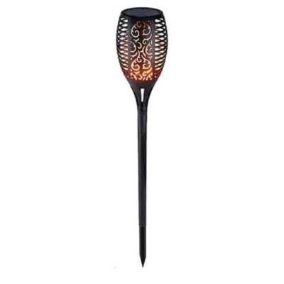 Lampa Solara FOXMAG24, in Forma de Torta, pentru Gradina, Balcon, Neagra foto