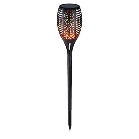 Lampa Solara FOXMAG24, in Forma de Torta, pentru Gradina, Balcon, Neagra