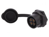 Conector Circular Soclu 20mm 4 PIN Aurit