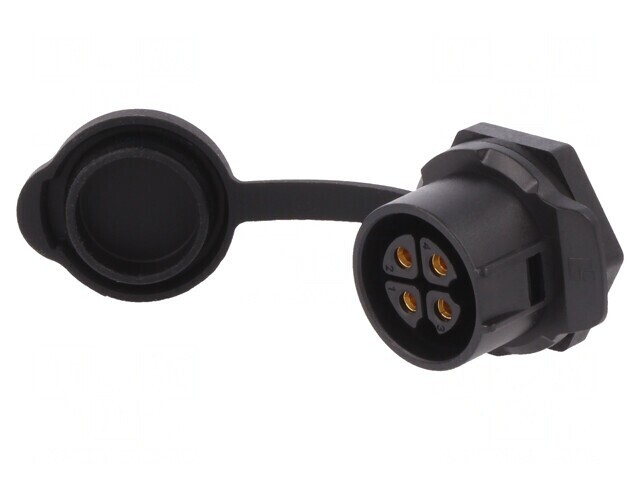 Conector Circular Soclu 20mm 4 PIN Aurit