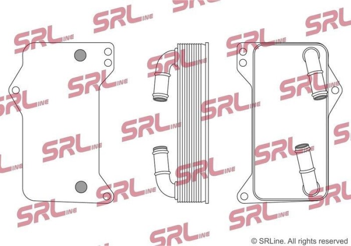 Radiator racire ulei motor, termoflot Audi A3, A4, A5, A6, A7, Q2, Q3, Q5; Porsche Macan; Seat Alhambra, Ateca, Leon; Skoda Kamiq, Karoq, Kodiaq,