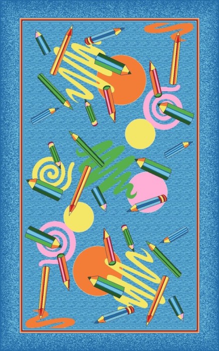 Covor Modern PentruCopii, Print, Diverse Dimensiuni, Multicolor - 150x200
