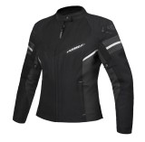 Cumpara ieftin Geaca (jacheta) motociclete femei Racing/Roadster Ixon All season model Ilana Evo LS culoare: negru/antracit/argintiu, XL