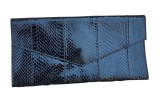 CLUTCH VINTAGE ANII&#039;80 DIN PIELE NATURALA DE ȘARPE EMBOSATĂ