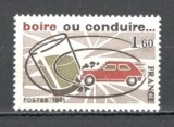 Franta.1981 Campanie impotriva consumului de alcool la volan SF.943, Nestampilat