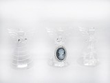 Cumpara ieftin Set decoratiuni Craciun - Glass Angels, 3 pcs | Everbright Gifts