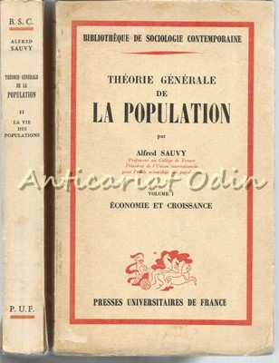Theorie Generale De La Population I, II - Alfred Sauvy foto