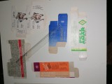 Cumpara ieftin LOT 5 AMBALAJE / ETICHETA / RECLAMA /VECHI PRODUSE COSMETICE -