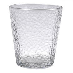 Pahar Sticlă, Crumpled, Transparent, Capacitate 310ml