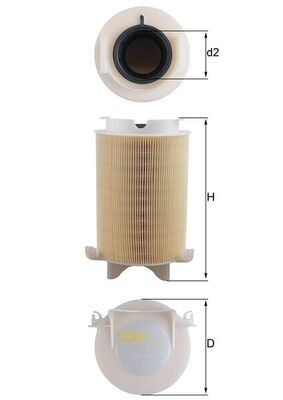MAHLE LX 1566 Filtru aer