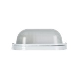 Cumpara ieftin Lampa BAT Ovala 1xE27 60W Alb