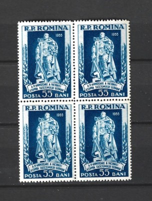 ROMANIA 1955 - ZIUA VICTORIEI, BLOC, MNH - LP 385 foto