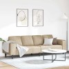 Set de canapea Gri deschis Piele ecologică de suede, vidaXL