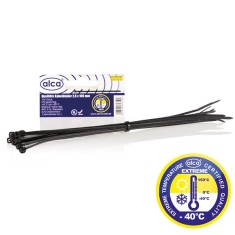 COLIERE NYLON NEGRE 2.5*100 MM SET 100 BUC