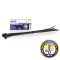 COLIERE NYLON NEGRE 2.5*100 MM SET 100 BUC