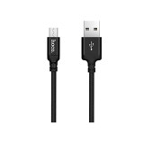 Cumpara ieftin Cablu Micro Usb cu incarcare rapida X14 Hoco 2m Negru