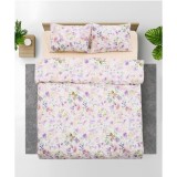 Lenjerie dubla 100% bumbac,4 piese, Alma