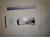 Blender Heinner OptiMix 600W, 1.5 l, 5 viteze, Negru