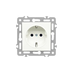 Nova f&ouml;ldelt csatlakoz&oacute;aljzat dugalj 16A 250V feh&eacute;r