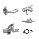 Set conducte aluminiu pentru sistem racire apa Audi Skoda VW motor 1.8T AUM/AUQ/BAM