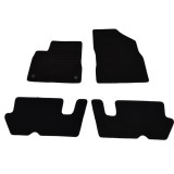 Covorase mocheta Citroen C4 Picasso 1 2007- 2 2010- Negre, set de 4 bucati Kft Auto, AutoLux