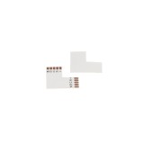 Conector PCB L de 12mm 5-Pini pentru benzi LED RGB SMD5050-Conținutul pachetului 1 Bucată