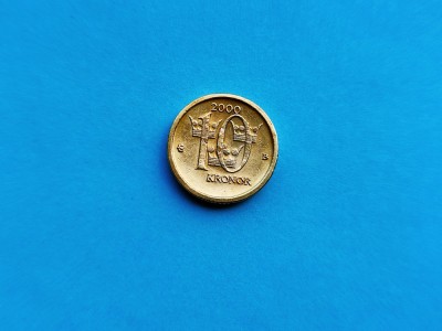 10 Kronur 2000 Suedia-stare buna- foto