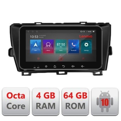 Navigatie Toyota Prius 2009-2014 I-TY39 4+64 ecran 10.33&quot; Android Waze USB Navigatie Internet Youtube Radio CarStore Technology